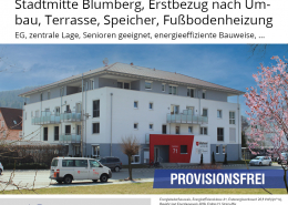 1-Zimmer Wohnung Wohnung in Blumberg, 34m², Erstbezug