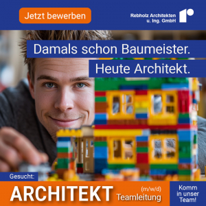 Stellenanzeige Architekt (m/w/d) für die Rebholz Architekten und Ingenieure GmbH, Bad Dürrheim