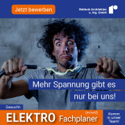 Stellenausschreibung: Elektro Fachplaner