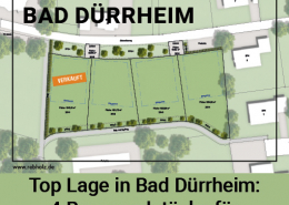 Bad Dürrheim – Baugrundstücke für Wohnbebauung, Wohngebiet Hofen