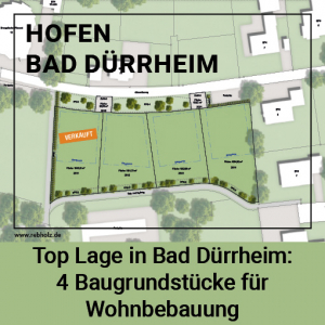 Bad Dürrheim – Grundstücke für Einfamilienhäuser