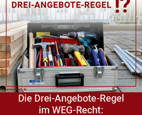 Drei-Angebote-Regel im WEG-Recht