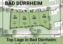 Bad Dürrheim – Grundstücke für Einfamilienhäuser