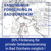 Förderung privater Erneuerungsmaßnahmen im Sanierungsgebiet "Innenstadt II" Bad Dürrheim