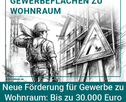 Neue Förderung für die Umwandlung von Gewerbeflächen in Wohnraum