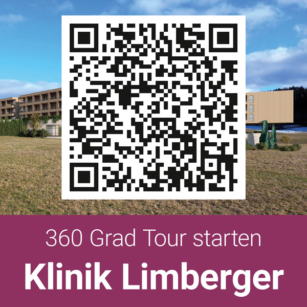 QR-Code 360 Grad Tour Neubau Klinik Limberger