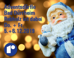 Bad Dürrheim Adventsdörfle - Rebholz ist dabei