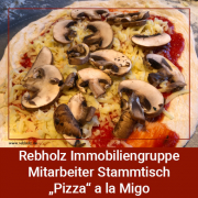 Rebholz Mitarbeiterstammtisch: Pizza, Aperol & gute Gespräche