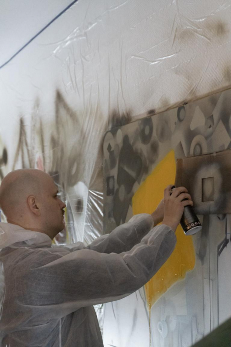 Rebholz Weihnachtsfeier 2025 – beim Sprayen Rebholz Weihnachtsfeier 2025 - beim Sprayen