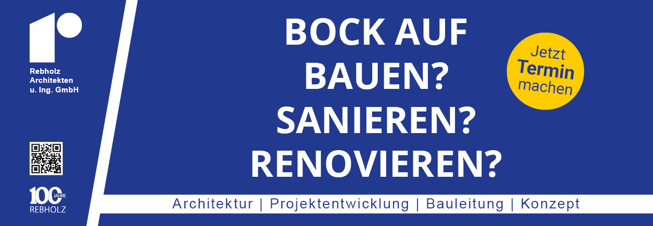 Aufforderung zur Terminvereinbarung für Bauvorhaben, Sanierung oder Renovierung