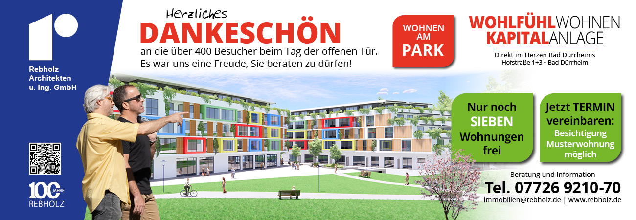 Wohnen am Park, Bad Dürrheim über 400 Besucher beim Tag der offenen Tür Wohnen am Park, Bad Dürrheim über 400 Besucher beim Tag der offenen Tür