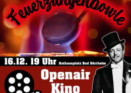 OpenAir-Kino "Die Feuerzangenbowle", Samstag 16.12.2023, 19 Uhr, Rathausplatz Bad Dürrheim - Eintritt ist FREI!